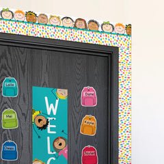 Core Decor Colorful Messy Dots EZ Border-Borders-Tools 4 Teaching-Classroom Decor and More