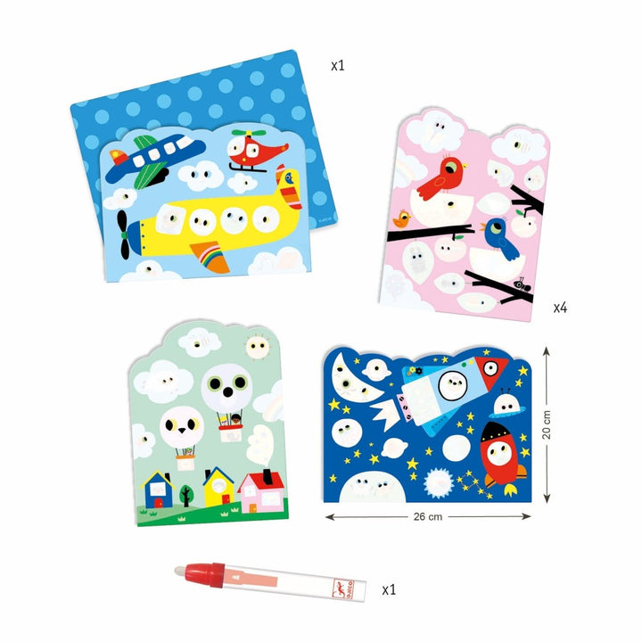 Hidden in the Sky Paint with Water Activity Set-Craft Activity-Tools 4 Teaching-Classroom Decor and More