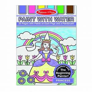 Paint with Water - Princess-Activity Pads-Tools 4 Teaching-Classroom Decor and More