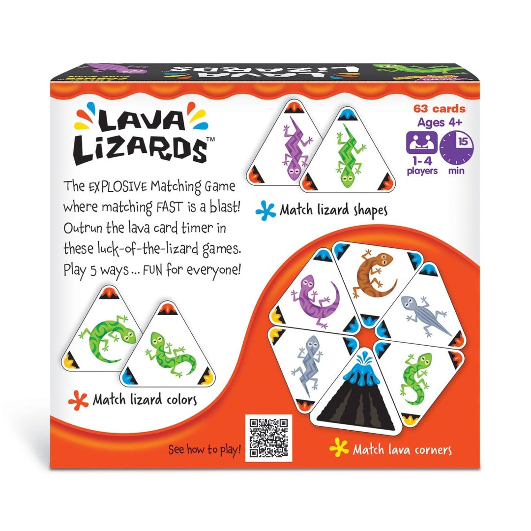 *Lava Lizards Three Corner Card Game-Games-Tools 4 Teaching-Classroom Decor and More