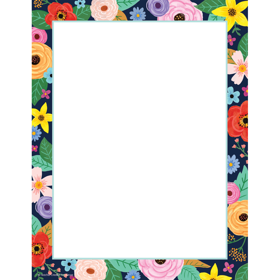 Wildflowers Computer Paper-Computer Paper-Tools 4 Teaching-Classroom Decor and More