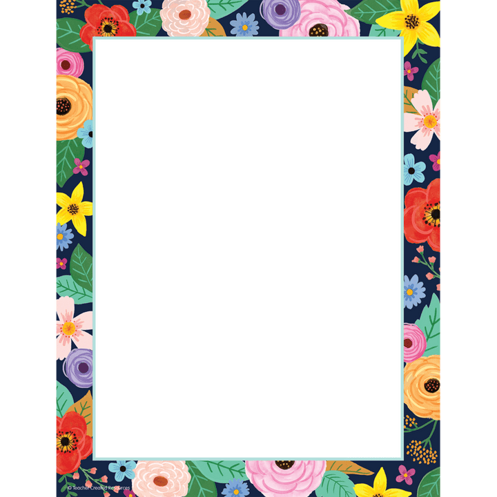 Wildflowers Computer Paper-Computer Paper-Tools 4 Teaching-Classroom Decor and More