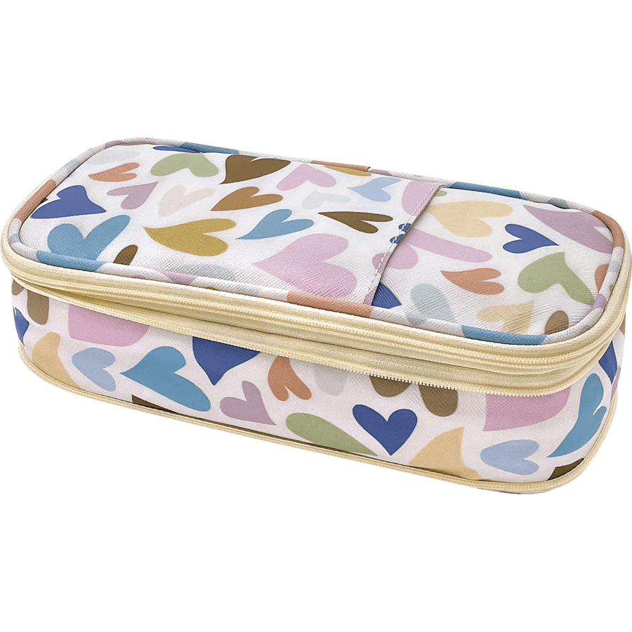 Pencil Case: Hearts-Office Supplies-Tools 4 Teaching-Classroom Decor and More