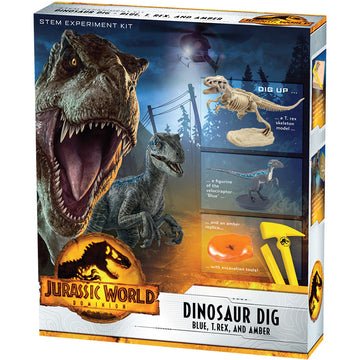 Jurassic World: Dominion Dinosaur Dig - Blue, T. Rex, and Amber-Science & STEM-Tools 4 Teaching-Classroom Decor and More