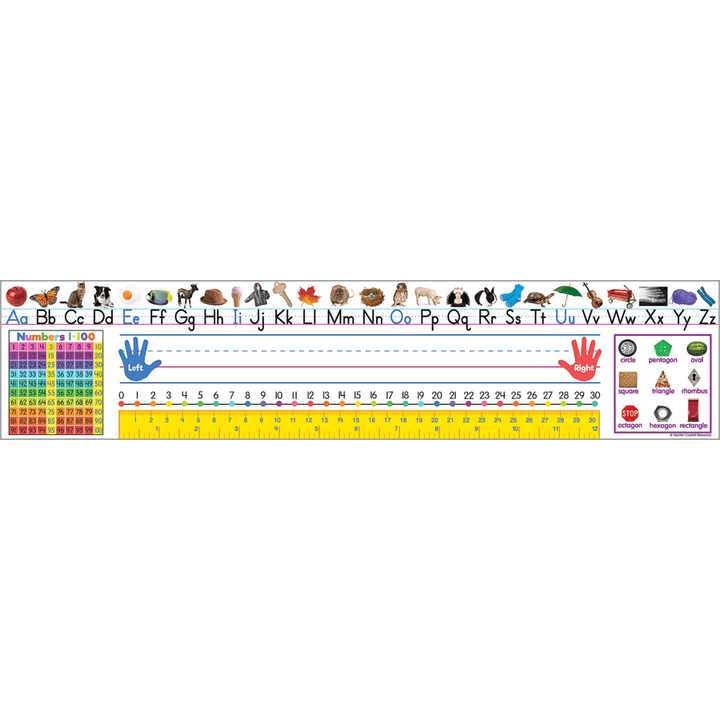 Colorful Traditional Printing Jumbo Nameplates-Nameplates & Name Tags-Tools 4 Teaching-Classroom Decor and More