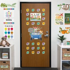 Jungle Friends Bulletin Board-Bulletin Board Sets-Tools 4 Teaching-Classroom Decor and More