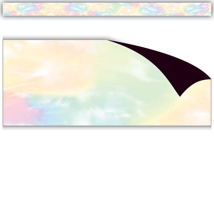 Pastel Pop Tie-Dye Magnetic Border-Borders-Tools 4 Teaching-Classroom Decor and More