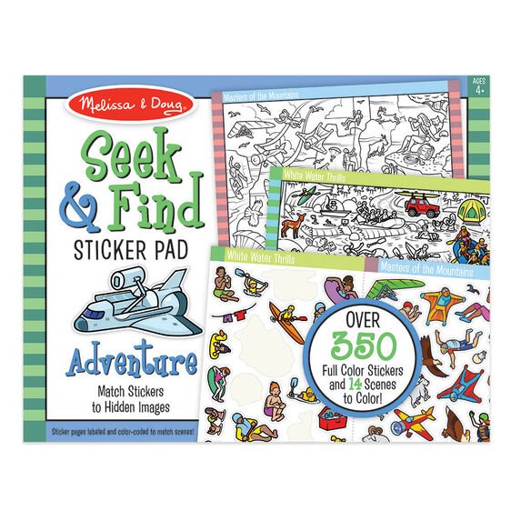 Seek & Find Sticker Pad - Adventure-Activity Pads-Tools 4 Teaching-Classroom Decor and More