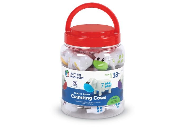 Snap-n-Learn™ Counting Cows-Numbers, Counting & Sorting-Tools 4 Teaching-Classroom Decor and More
