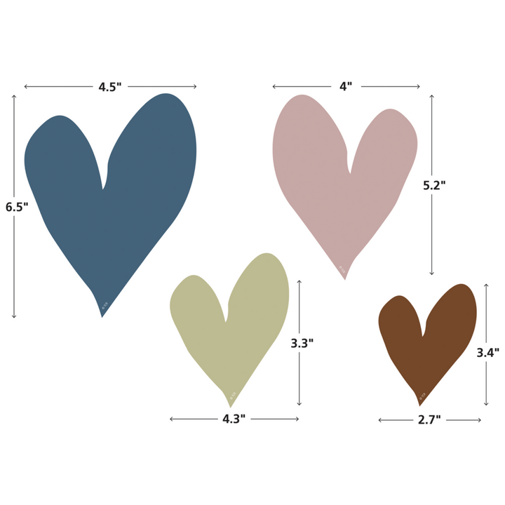 Everyone is Welcome Hearts Accents - Assorted Sizes-Accents-Tools 4 Teaching-Classroom Decor and More