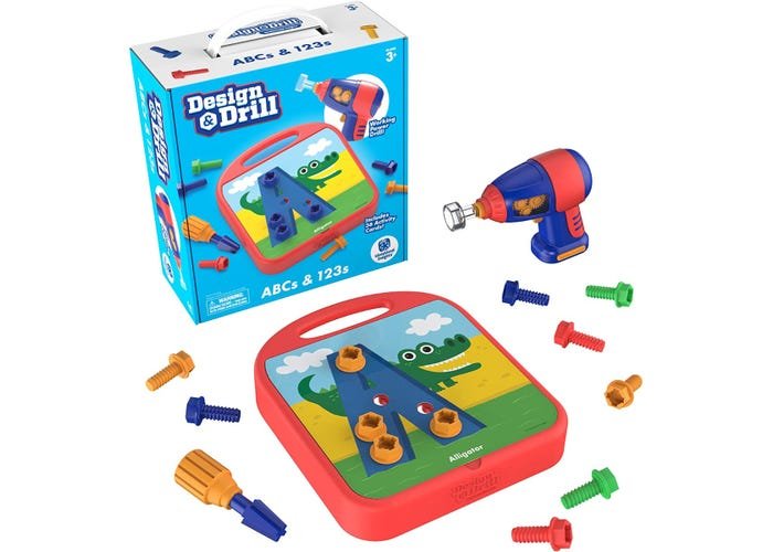 Design & Drill® ABCs & 123s-Building-Tools 4 Teaching-Classroom Decor and More