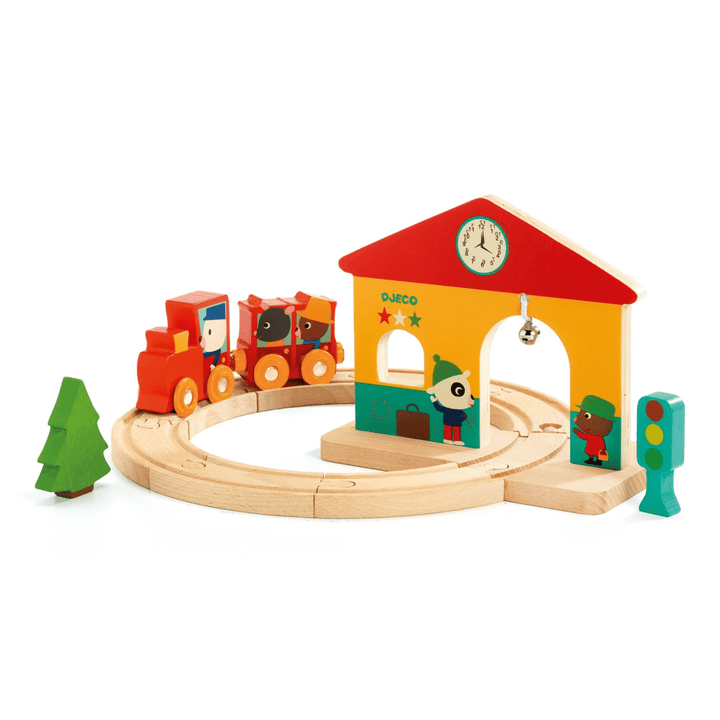 *Minitrain Wooden Train Set-Baby & Toddler-Tools 4 Teaching-Classroom Decor and More