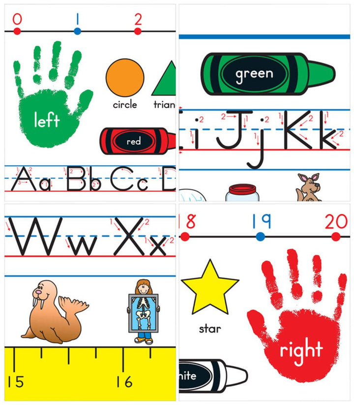 Traditional Manuscript Nameplates Grade K-3-Nameplates & Name Tags-Tools 4 Teaching-Classroom Decor and More