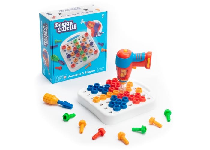 Design & Drill® Patterns & Shapes-Building-Tools 4 Teaching-Classroom Decor and More