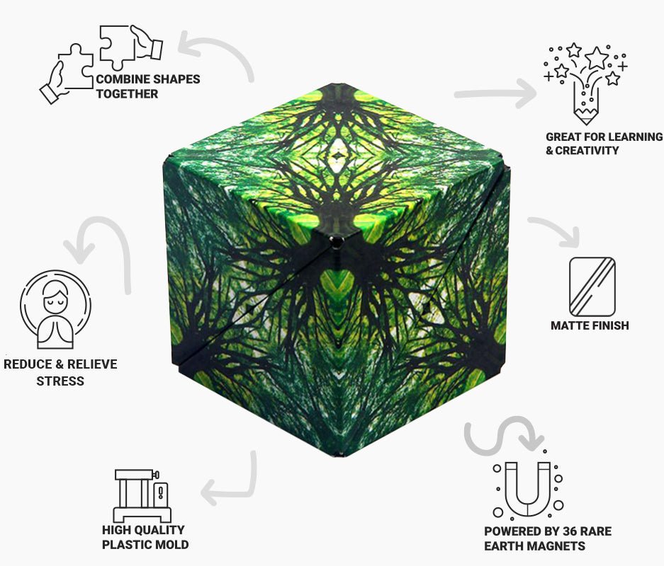 *Shashibo Original Shashibo Series: Elements-Fidgets-Tools 4 Teaching-Classroom Decor and More