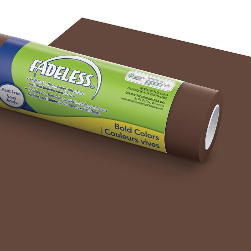 Fadeless® Bulletin Board Art Paper 47.25" X 12' - Brown-Bulletin Board Paper - Fadeless-Tools 4 Teaching-Classroom Decor and More