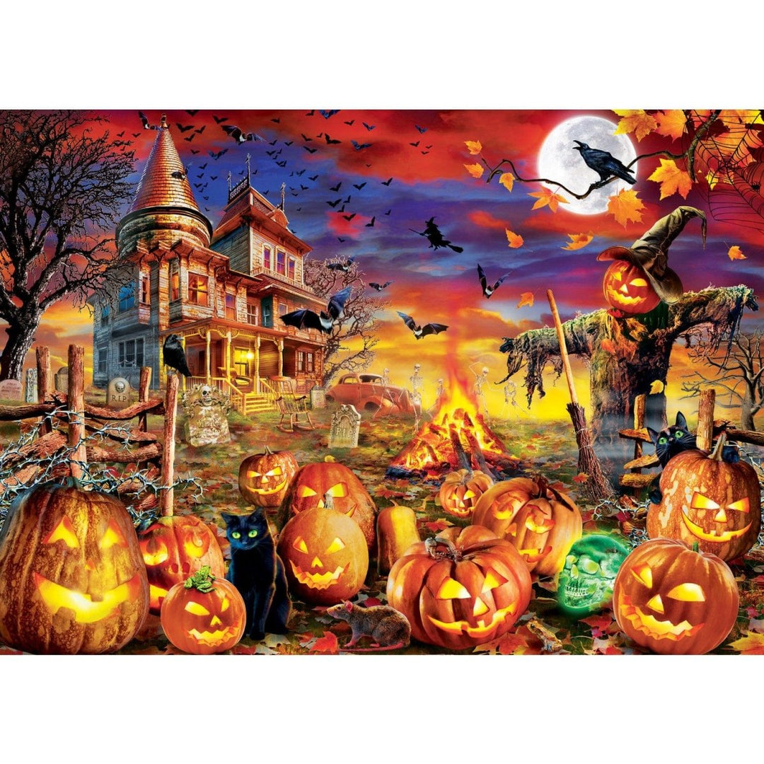 Glow in the Dark - All Hallow's Eve 500 Piece Jigsaw Puzzle-Puzzles-Tools 4 Teaching-Classroom Decor and More