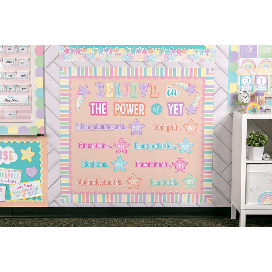 Pastel Pop Stripes Straight Border Trim-Borders-Tools 4 Teaching-Classroom Decor and More