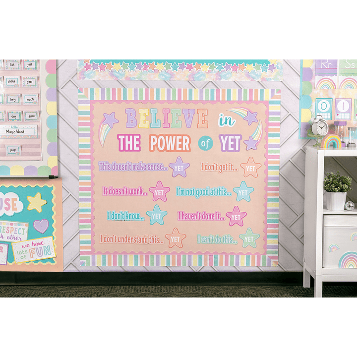 Pastel Pop Stripes Straight Border Trim-Borders-Tools 4 Teaching-Classroom Decor and More