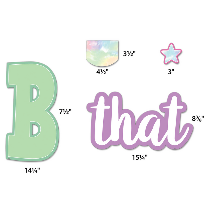 Pastel Pop Believe That You Can Bulletin Board-Bulletin Board Sets-Tools 4 Teaching-Classroom Decor and More