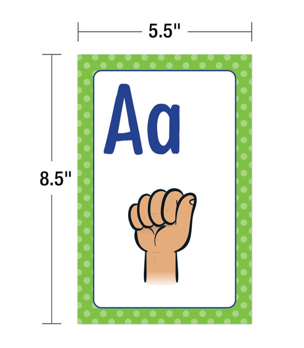Mini Posters: Sign Language Alphabet Poster Set Grade PK-5-Posters-Tools 4 Teaching-Classroom Decor and More