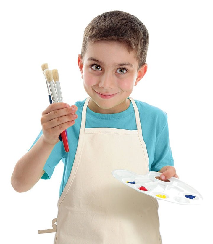 Creativity Street® Colossal Brushes Round 7-1/4" Long Round, Assorted Colors 30 Brushes-Art Supplies-Tools 4 Teaching-Classroom Decor and More