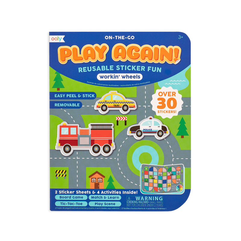 Play Again! Mini On-The-Go Activity Kit - Working Wheels-Travel-Tools 4 Teaching-Classroom Decor and More