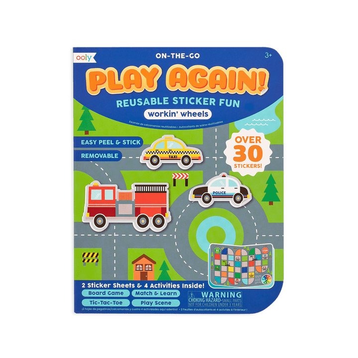 Play Again! Mini On-The-Go Activity Kit - Working Wheels-Travel-Tools 4 Teaching-Classroom Decor and More