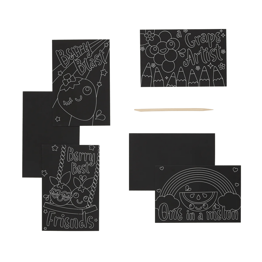 Lil' Juicy Scratch and Scribble Mini Kit-Craft Activity-Tools 4 Teaching-Classroom Decor and More