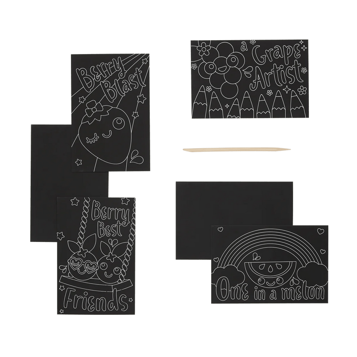 Lil' Juicy Scratch and Scribble Mini Kit-Craft Activity-Tools 4 Teaching-Classroom Decor and More