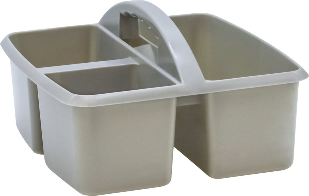 Plastic Storage Caddy: Gray-Organization-Tools 4 Teaching-Classroom Decor and More