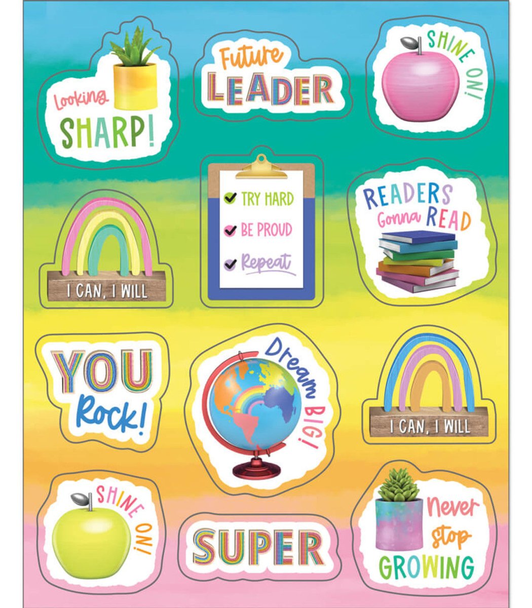 *Creatively Inspired Motivators Shape Stickers-Stickers-Tools 4 Teaching-Classroom Decor and More
