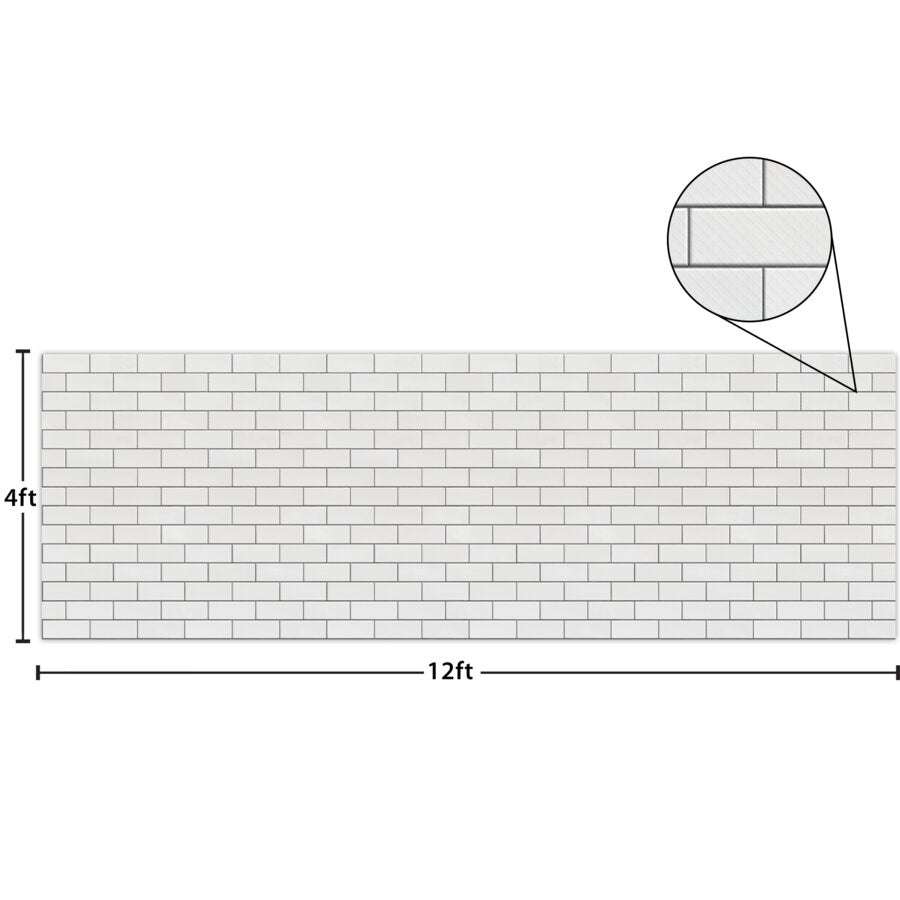 Better Than Paper® Bulletin Board Roll: White Subway Tile-Bulletin Board Paper - Better Than Paper-Tools 4 Teaching-Classroom Decor and More