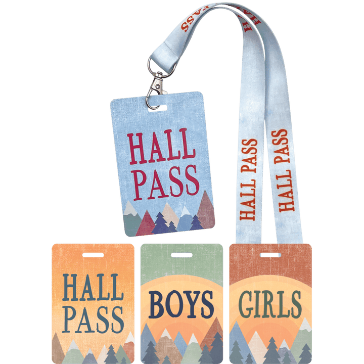 Moving Mountains Hall Pass Lanyards-Hall Passes-Tools 4 Teaching-Classroom Decor and More