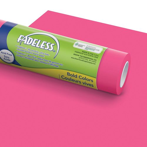 Fadeless® Bulletin Board Art Paper 48" X 12' - Magenta-Bulletin Board Paper - Fadeless-Tools 4 Teaching-Classroom Decor and More
