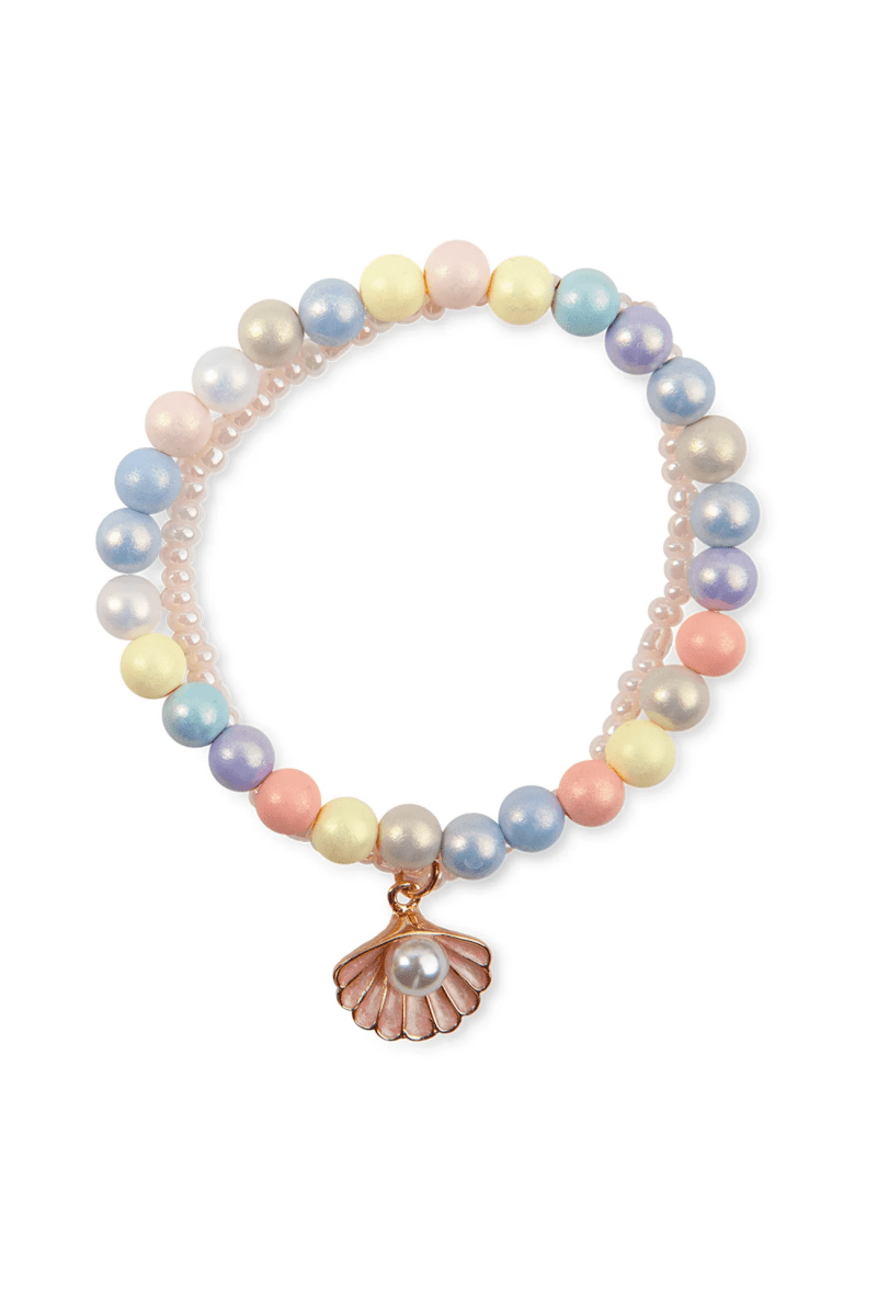 Boutique Pastel Shell Bracelet-Dress Up & Jewelry-Tools 4 Teaching-Classroom Decor and More