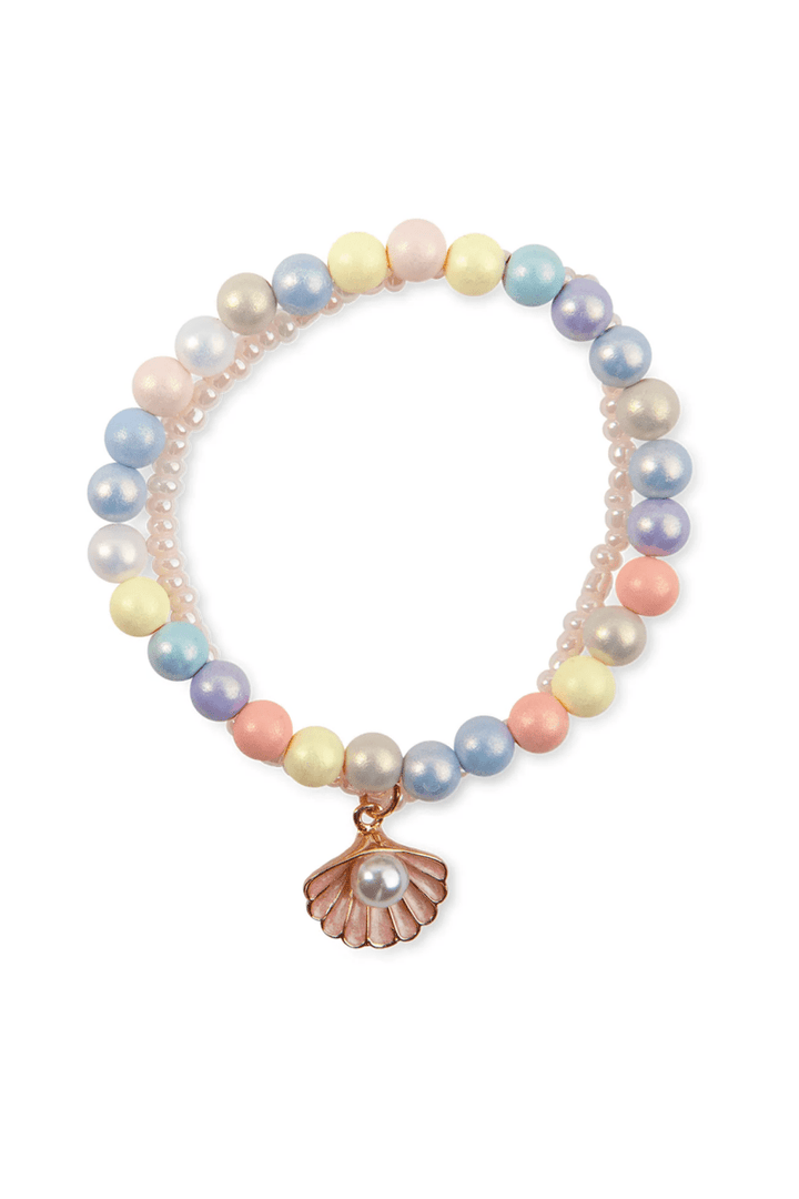 Boutique Pastel Shell Bracelet-Dress Up & Jewelry-Tools 4 Teaching-Classroom Decor and More