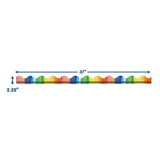 Crayola Rainbow Deco Trim-Borders-Tools 4 Teaching-Classroom Decor and More