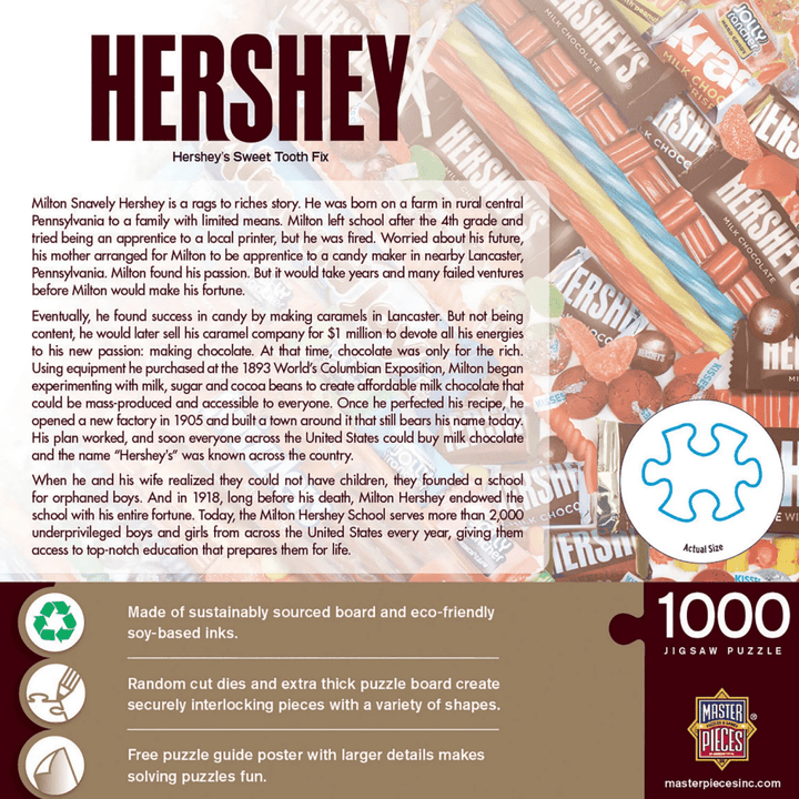 Hershey's Sweet Tooth Fix - 1000 Piece Jigsaw Puzzle-Puzzles-Tools 4 Teaching-Classroom Decor and More