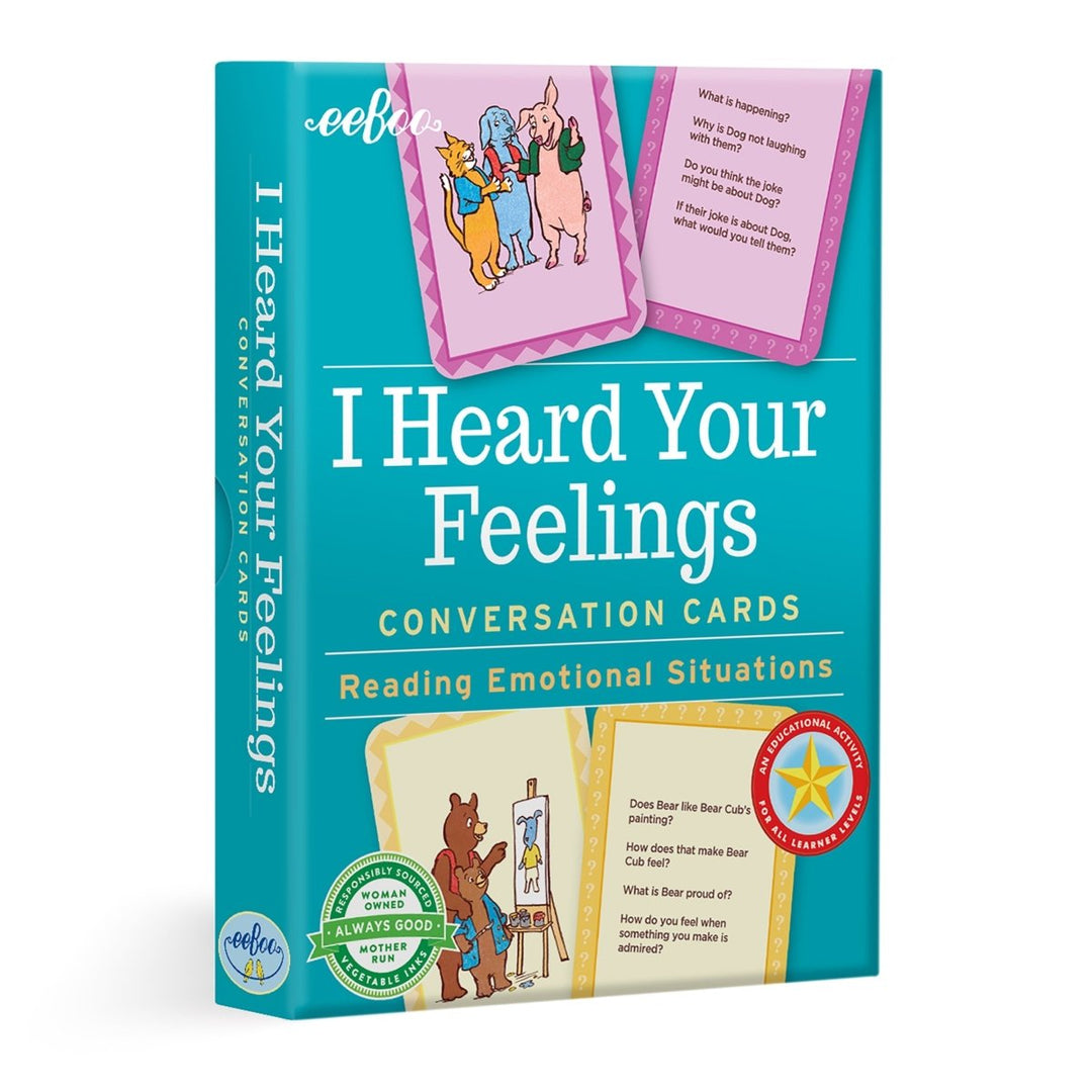 I Heard Your Feelings Conversation Cards-Social Emotional-Tools 4 Teaching-Classroom Decor and More