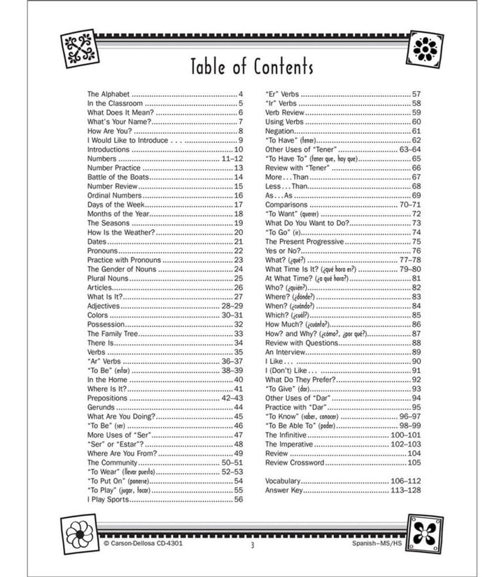 Skills for Success Spanish Resource Book Grade 6-12 Paperback-Writing-Tools 4 Teaching-Classroom Decor and More