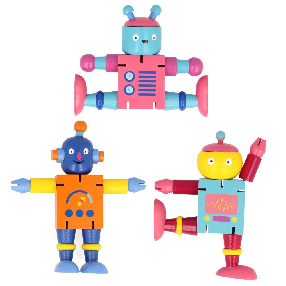 MAJIGG Flexi Robots FSC™ 100% certified (Assortment)-Fidgets-Tools 4 Teaching-Classroom Decor and More