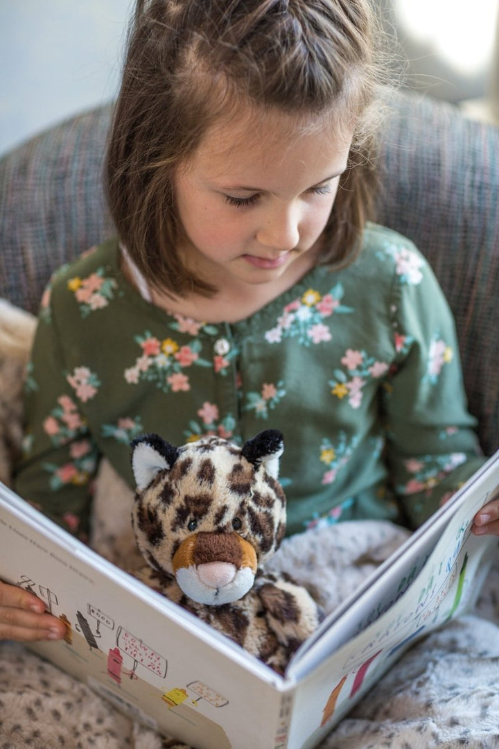 Marshmallow Leopard - 13"-Stuffed Animals & Plush-Tools 4 Teaching-Classroom Decor and More