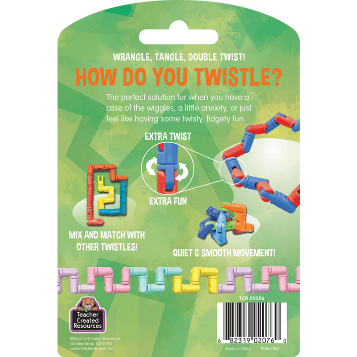 Twistle Double Twist Red and Blue-Fidgets-Tools 4 Teaching-Classroom Decor and More