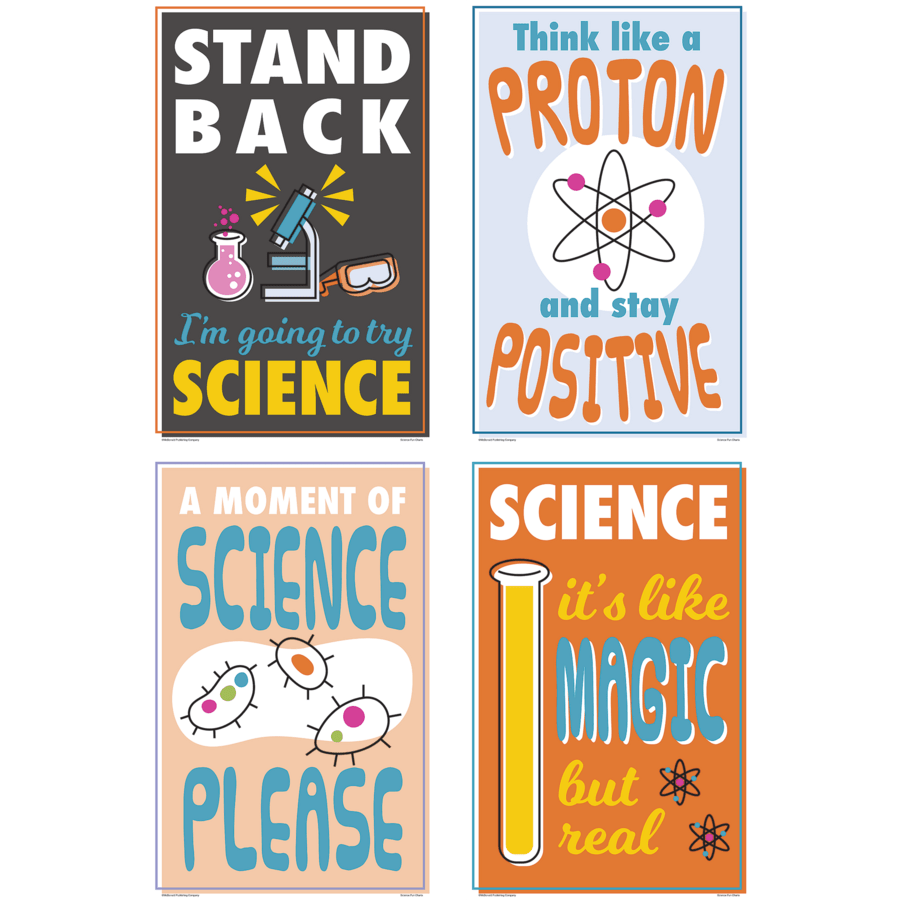 Science Fun Charts-Bulletin Board Sets-Tools 4 Teaching-Classroom Decor and More