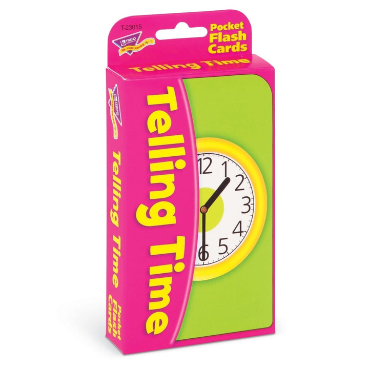 Telling Time Pocket Flash Cards-Flashcards-Tools 4 Teaching-Classroom Decor and More