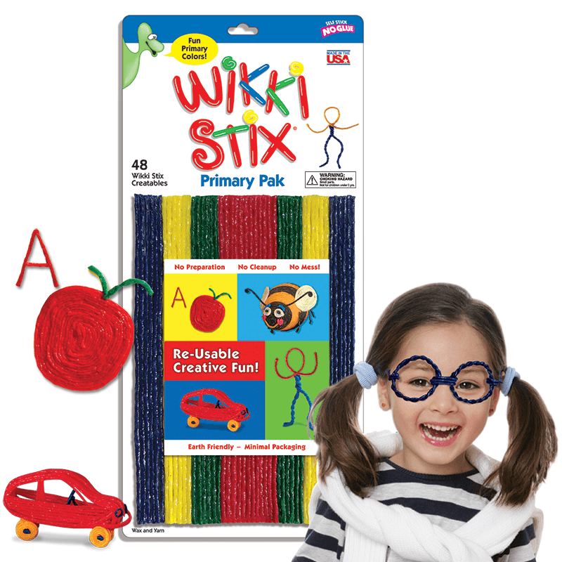 *Wikki Stix Primary Pak-Craft Activity-Tools 4 Teaching-Classroom Decor and More