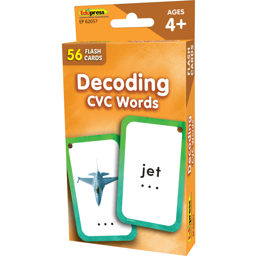 Decoding CVC Words Flash Cards-Flashcards-Tools 4 Teaching-Classroom Decor and More