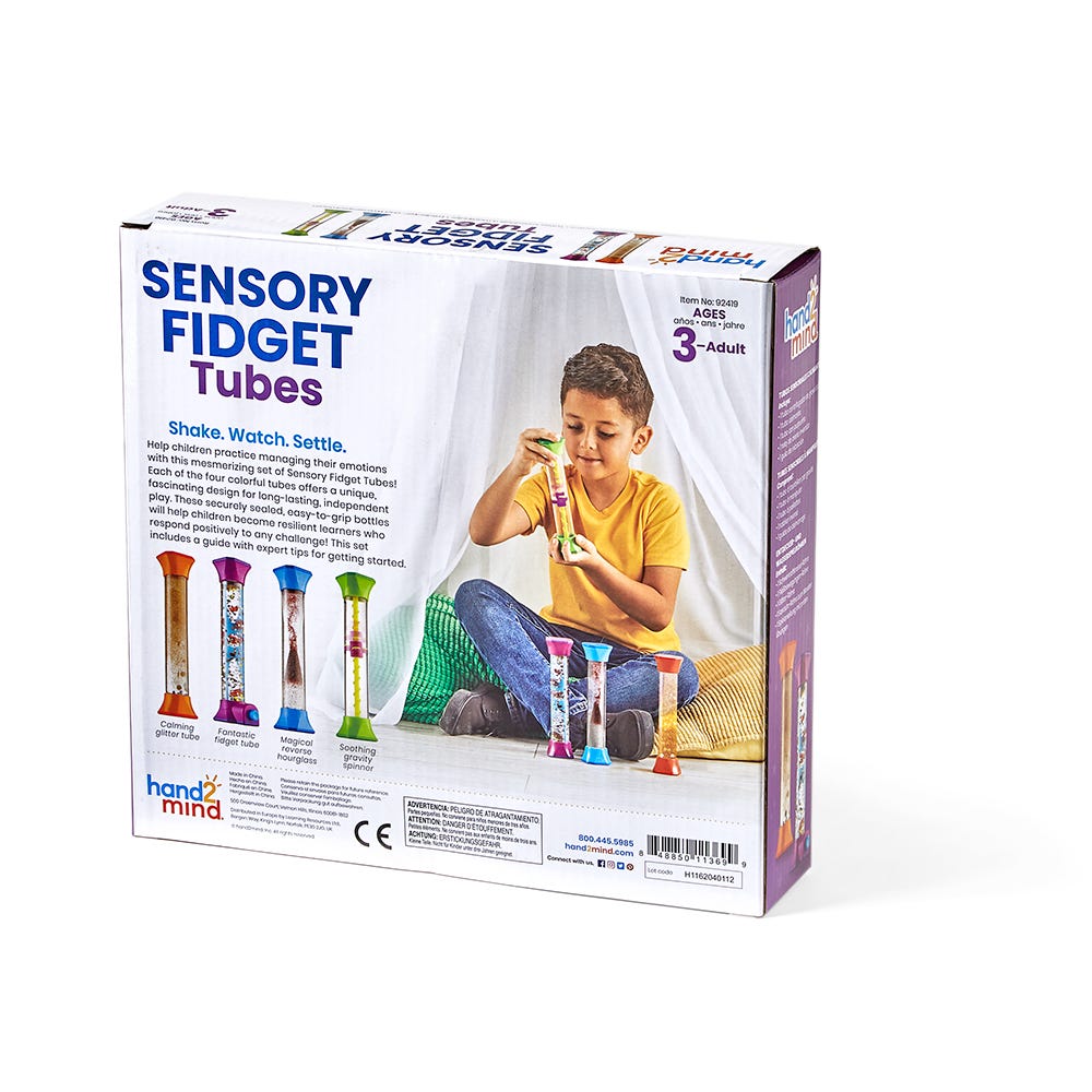 Sensory Fidget Tubes, Set of 4-Sensory Play-Tools 4 Teaching-Classroom Decor and More