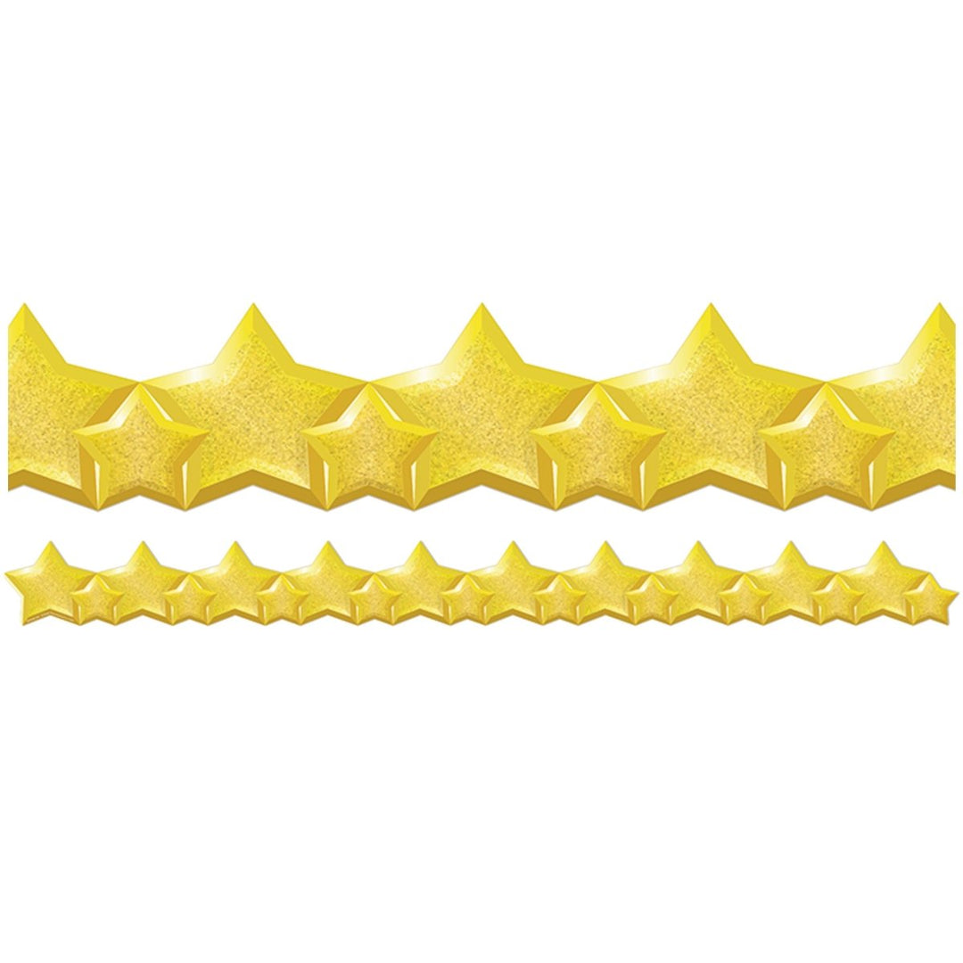 Stars Deco Trim Extra Wide-Borders-Tools 4 Teaching-Classroom Decor and More
